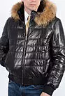 Кожаная куртка мужская с капюшоном S-224 smallphoto 5