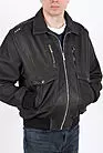 Куртка мужская кожаная осенняя короткая Хавк черный smallphoto 6