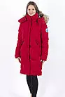 Пальто женское пуховик красное Лахти красное smallphoto 1