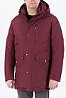 Куртка мужская длинная зимняя красная с капюшоном 69W882 smallphoto 7