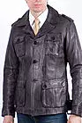 Пиджак кожаный черный мужской Стаплес черный smallphoto 4