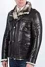 Мужская кожаная куртка с пышным мехом SK-719W smallphoto 6