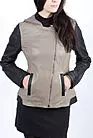 Куртка женская кожаная с трикотажным капюшоном LG-2173 smallphoto 4