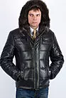 Кожаная куртка мужская пуховик UM-4127 smallphoto 4