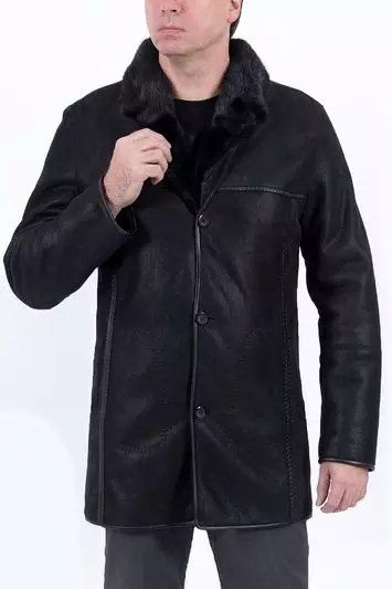Дубленка с норкой 4