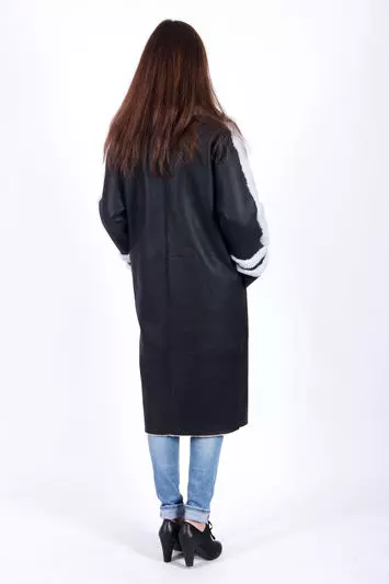 Дубленка кокон 10