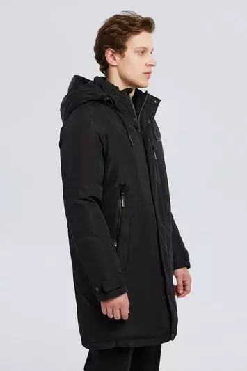 Куртка пальто мужское зимнее длинное 6