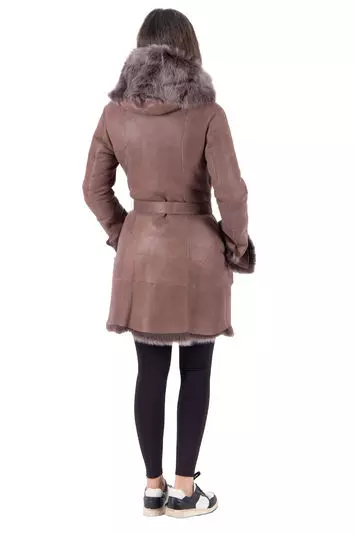 Дубленка средней длины тоскана 6