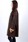 Дубленка женская коричневая с бежевым мехом GW-2000 smallphoto 9