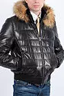 Кожаная куртка мужская с капюшоном S-224 smallphoto 6