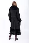 Дубленка женская черная длинная модная CR-014.077 smallphoto 2