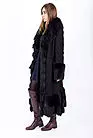 Дубленка женская черная длинная модная CR-014.077 smallphoto 8