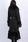 Дубленка женская черная длинная модная CR-014.077 smallphoto 14