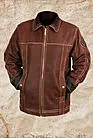 Куртка мужская кожаная рыжего цвета Фантом smallphoto 1