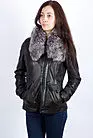 Женская куртка с мехом чернобурки AT-11359 smallphoto 2