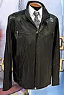 Куртка кожаная мужская черная короткая cc-17128 smallphoto 1