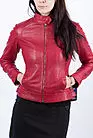Кожаная куртка женская бордовая OLGA smallphoto 7