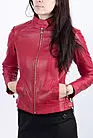 Кожаная куртка женская бордовая OLGA smallphoto 5