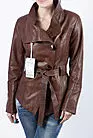 Кожаная куртка женская коричневая ARM-5083 smallphoto 1