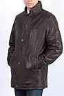 Мужская кожаная куртка утепленная J-1010 smallphoto 2