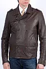 Куртка мужская кожаная двубортная Lorni smallphoto 5