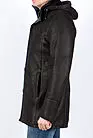 Дубленка мужская черная с капюшоном VT-3009 smallphoto 4