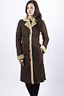 Дубленка женская пальто коричневое GW-2051.05 smallphoto 1