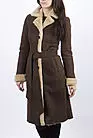Дубленка женская пальто коричневое GW-2051.05 smallphoto 2