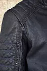 Куртка кожаная синяя LEON smallphoto 6