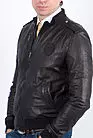 Мужская куртка в черной стиранной коже овчины Guardian smallphoto 1
