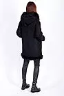 Дубленка женская черная с черным мехом AD-850892 smallphoto 7
