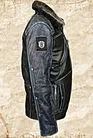 Мужская кожаная куртка пилот со съемным воротником ICE smallphoto 2