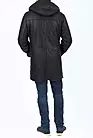 Дубленка мужская черная длинная с капюшоном HB-55051 smallphoto 5