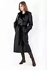 Дубленка женская черная пальто AD-851210 smallphoto 3