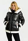 Куртка женская зимняя короткая черная с капюшоном AL-22108 smallphoto 1