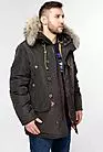 Куртка мужская аляска хаки VZ-110517 зеленый smallphoto 6