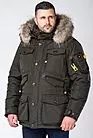 Куртка зимняя мужская темно-зеленая VZ-10563 хаки smallphoto 1