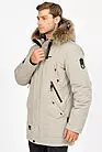 Куртка мужская зимняя бежевая с капюшоном NR-1 бежевый smallphoto 2