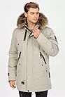 Куртка мужская зимняя бежевая с капюшоном NR-1 бежевый smallphoto 1