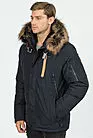 Куртка мужская зимняя короткая с капюшоном черная NR-4 smallphoto 5