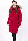 Пальто женское пуховик красное Лахти красное smallphoto 5