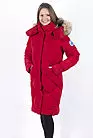 Пальто женское пуховик красное Лахти красное smallphoto 2