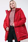 Женская куртка зимняя красная с капюшоном UNELMA smallphoto 4
