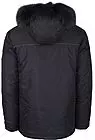 Куртка зимняя мужская короткая черная с  капюшоном AU-0478 BLACK smallphoto 2