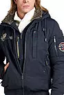 Куртка короткая зимняя мужская синяя на резинке F 030-0251 smallphoto 5