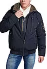 Куртка короткая зимняя мужская синяя на резинке F 030-0251 smallphoto 1