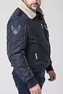 Куртка мужская летная с нашивками VZ-10635 BLUE smallphoto 2