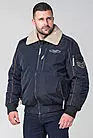 Куртка мужская летная с нашивками VZ-10635 BLUE smallphoto 1