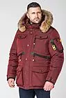 Куртка мужская зимняя красная короткая VZ-36501 smallphoto 6