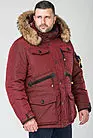 Куртка мужская зимняя красная короткая VZ-36501 smallphoto 3